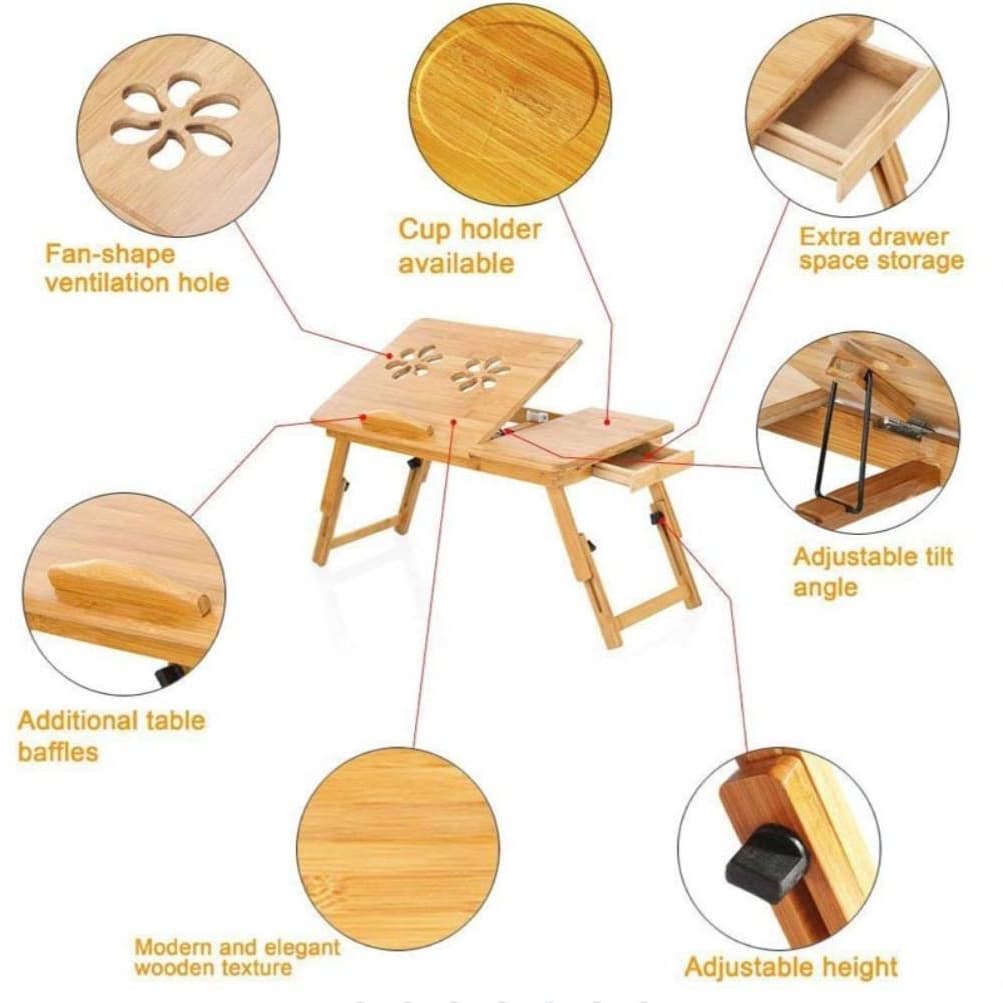 Wooden Laptop Stand