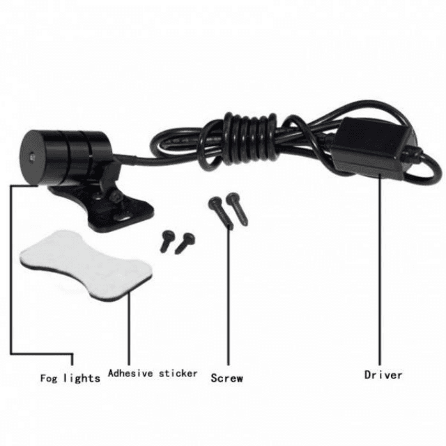 Motorcycle Car Anti-collision Laser Fog Light