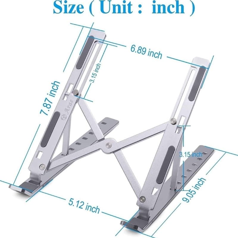 Metal Foldable Laptop Stand For Mac Book