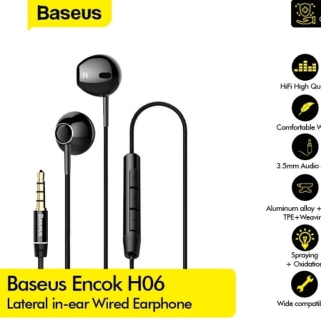 Baseus Enock H06 Lateral In-Ear Wired Earphones